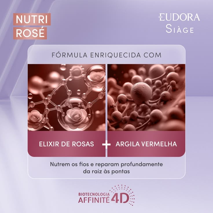 SIAGE NUTRI ROSE Máscara 250g (efeito anti-tesoura)
