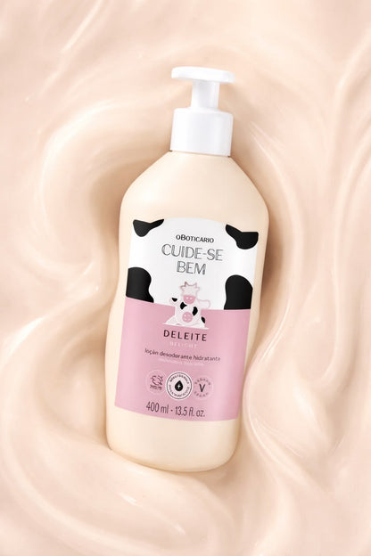CUIDE-SE BEM DeLeite: Loção Desodorante Hidratante 400ml