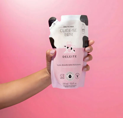 CUIDE-SE BEM DeLeite: REFIL Loção Desodorante Hidratante 350ml