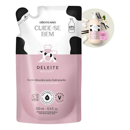 CUIDE-SE BEM DeLeite: REFIL Loção Desodorante Hidratante 350ml