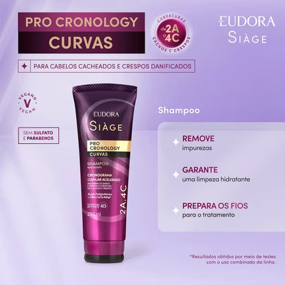 SIAGE PRO CRONOLOGY CURVAS Kit Shampoo + Condicionador