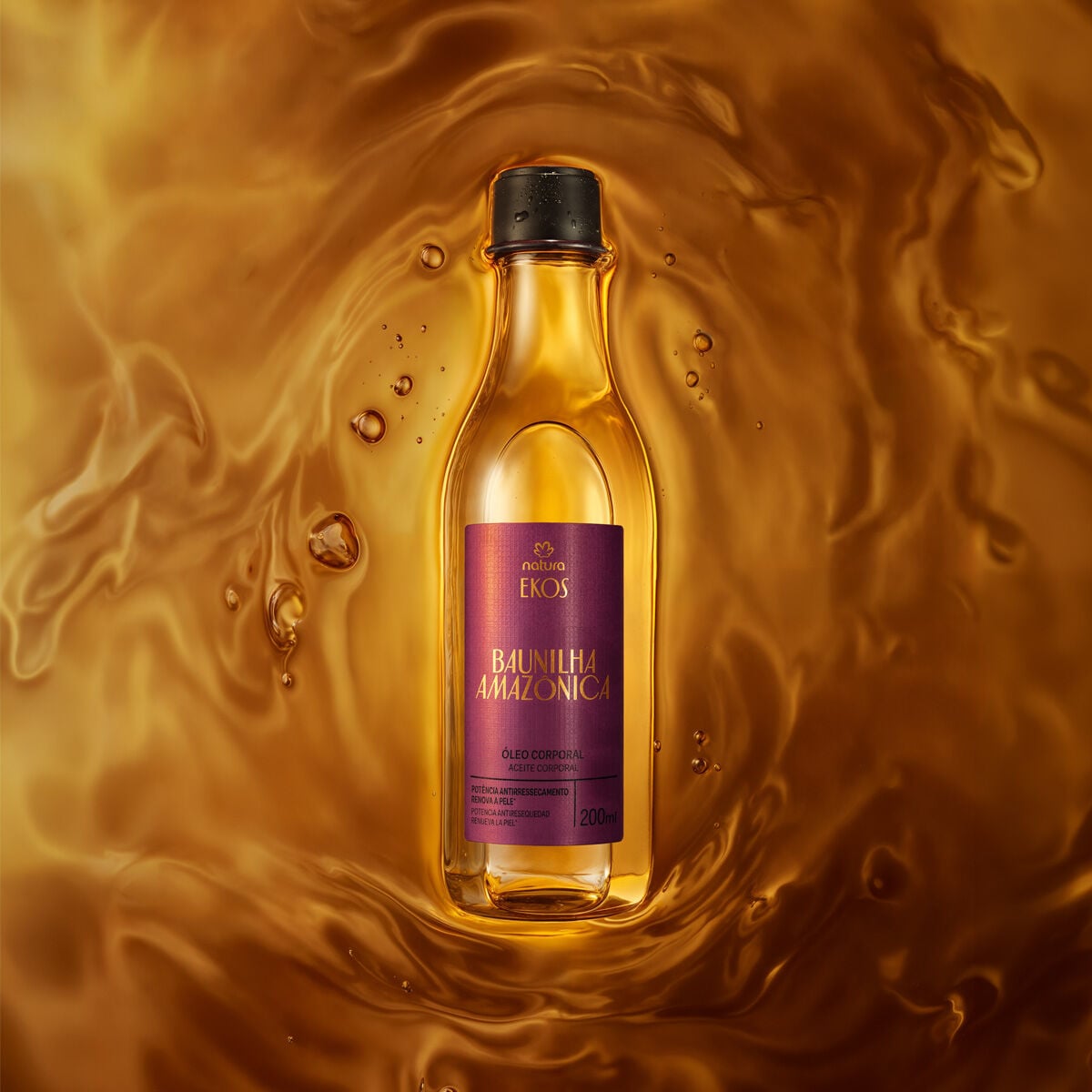 EKOS BAUNILHA AMAZÔNICA Óleo trifásico corporal 200ML