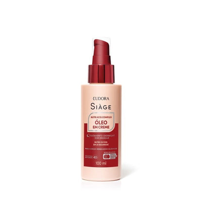 EUDORA SIAGE ÓLEO EM CREME: Leave-in + Tratamento Overnight 100ml
