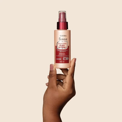 EUDORA SIAGE ÓLEO EM CREME: Leave-in + Tratamento Overnight 100ml