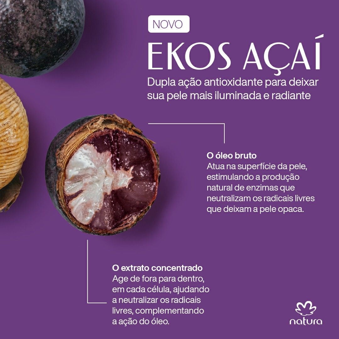 EKOS AÇAI Kit banho completo + BRINDE Refil