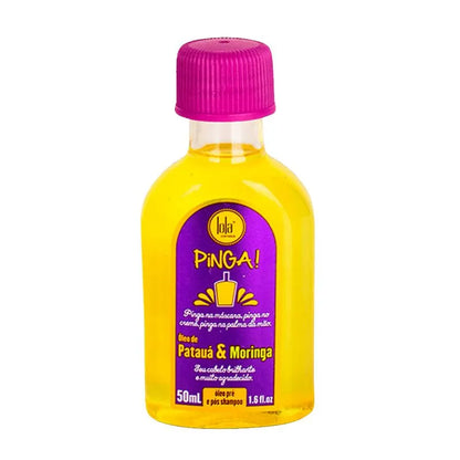 LOLA PINGA PATAUÁ & MORINGA: Óleo Pré e Pós Shampoo 50ml