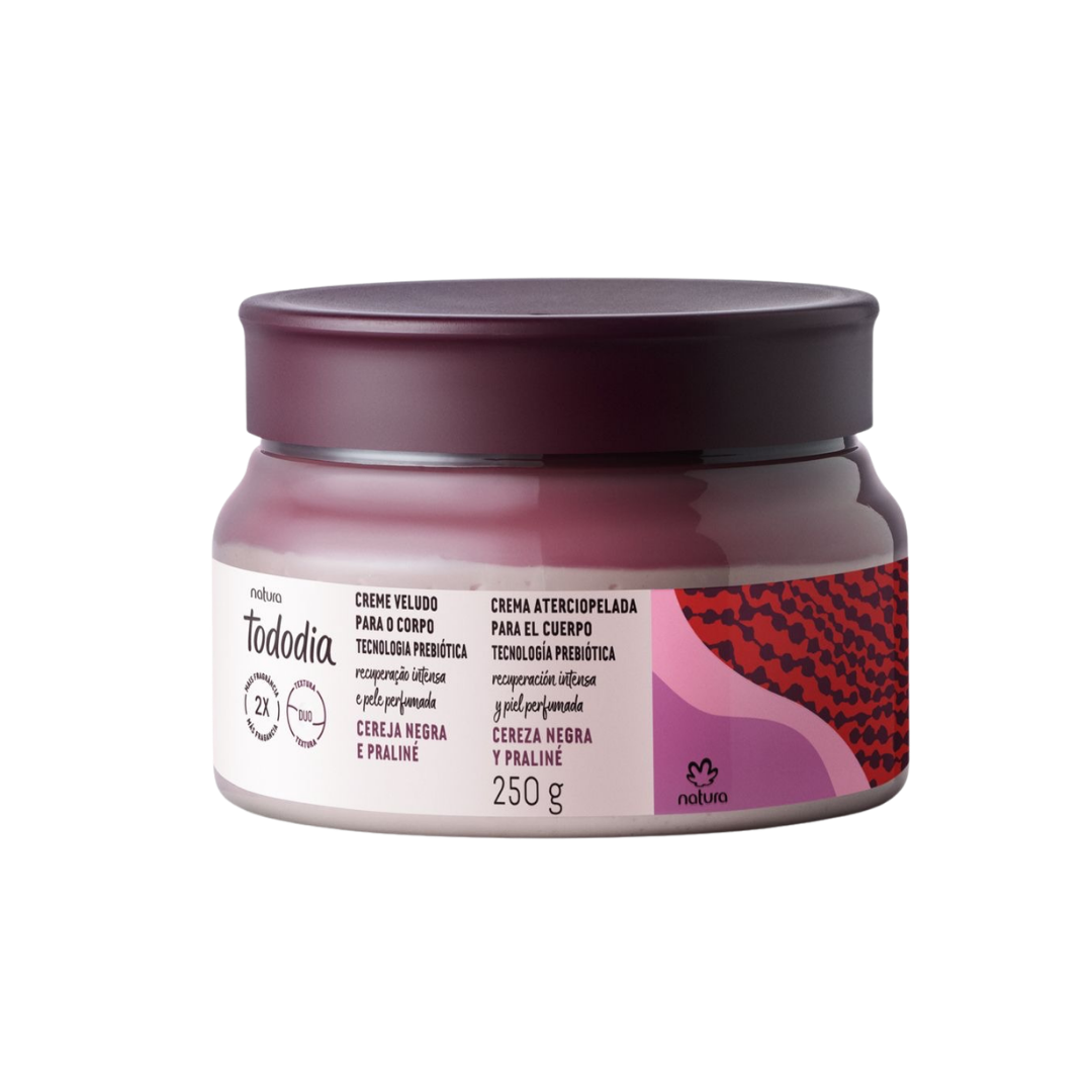 TODODIA BLACK CHERRY AND PRALINE Velvet Cream 250g