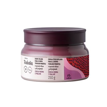 TODODIA BLACK CHERRY AND PRALINE Velvet Cream 250g