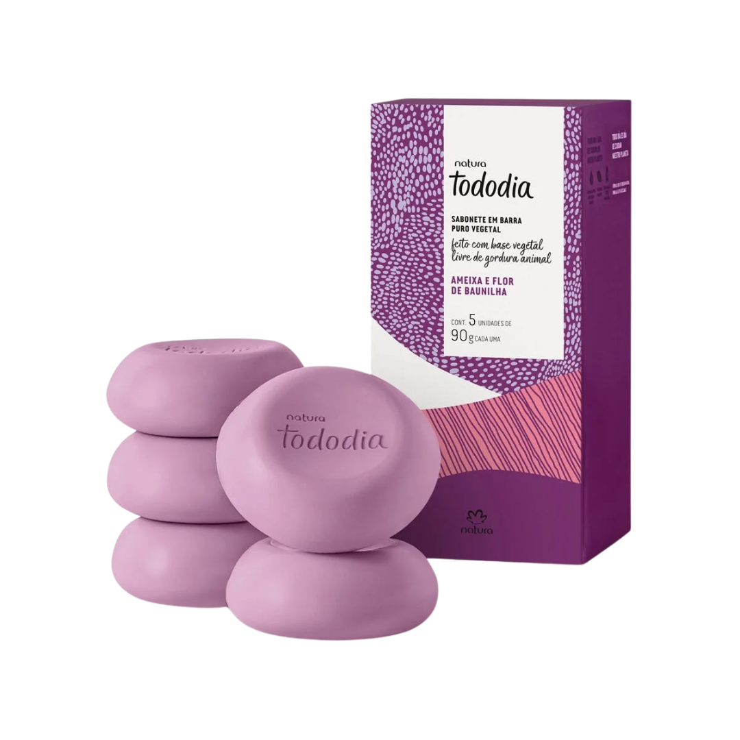 TODODIA PLUM AND VANILLA BLOSSOM Body soap 5x90g