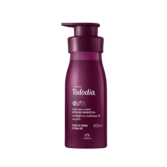 TODODIA CEREJA NEGRA E PRALINÉ Creme Corporal 400ml