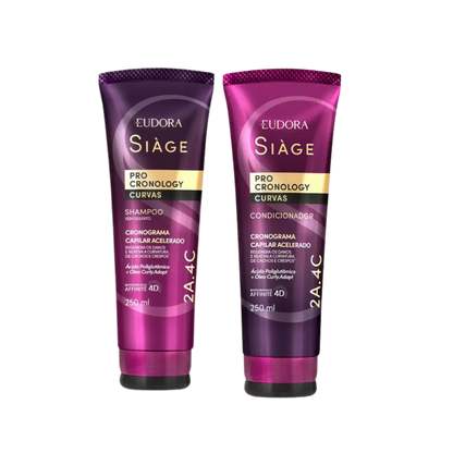 SIAGE PRO CRONOLOGY CURVAS Kit Shampoo + Condicionador