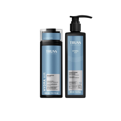 TRUSS Hydra Air: Shampoo 300ml + Máscara Condicionante 400ml