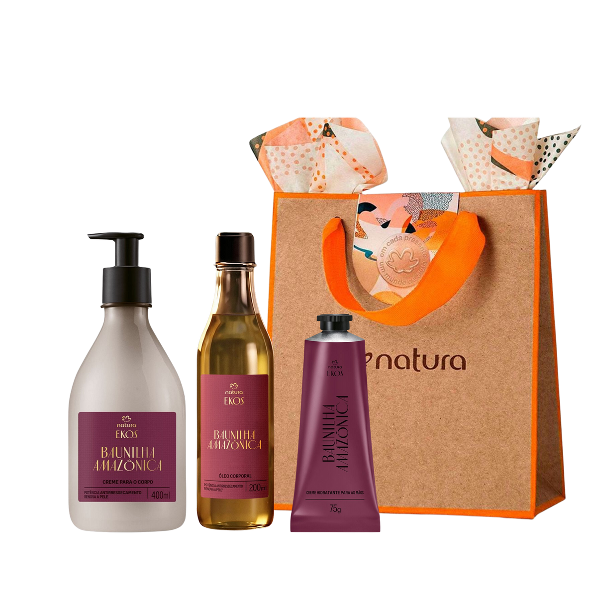 EKOS BAUNILHA AMAZÔNICA Kit Completo + Gift Bag