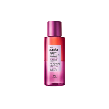 TODODIA AMEIXA E FLOR DE BAUNILHA Óleo Bifásico Corporal 120ml