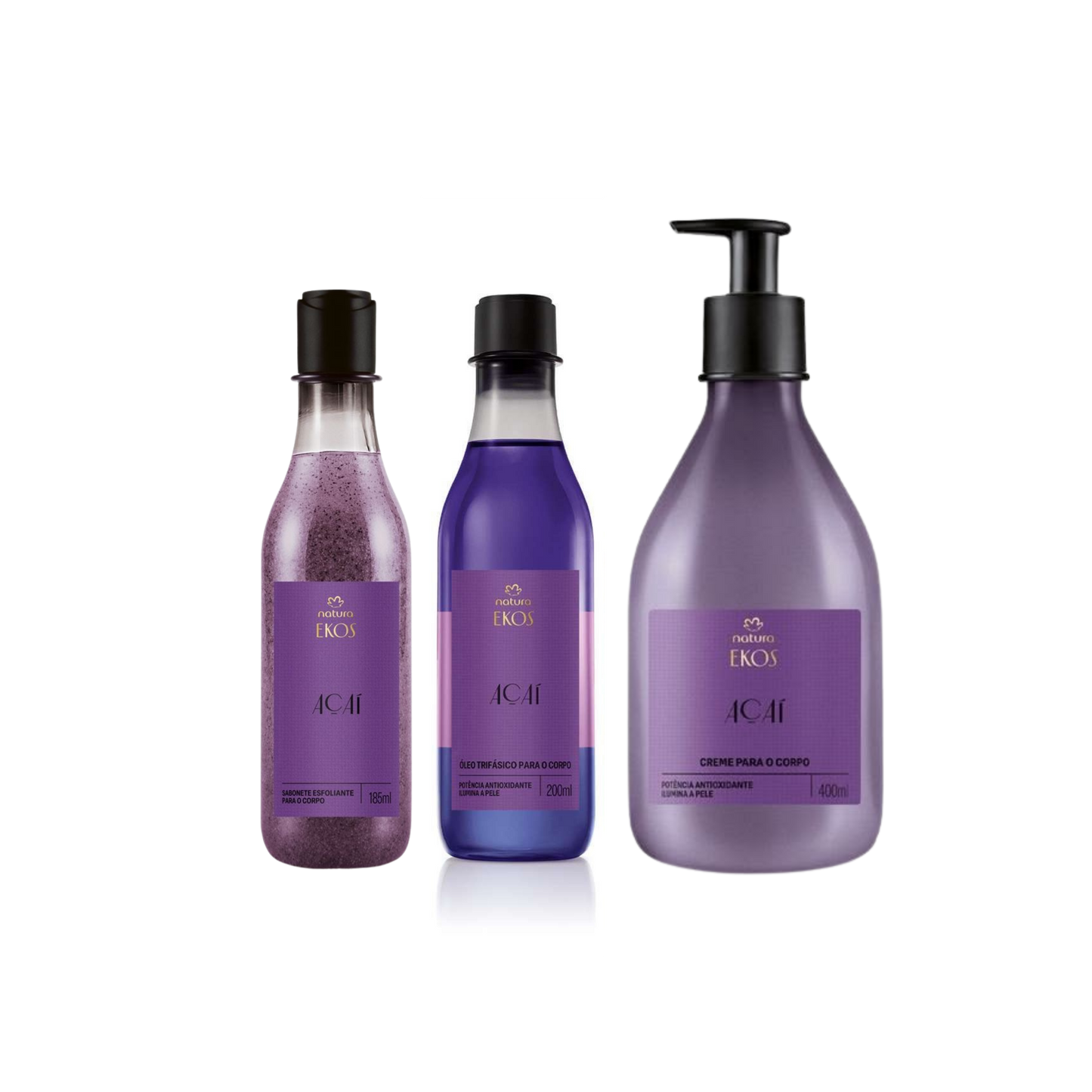 EKOS AÇAI Kit banho completo + BRINDE Refil