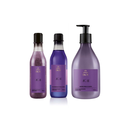 EKOS AÇAI Kit banho completo + BRINDE Refil