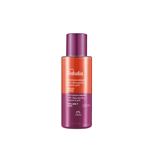 AVELÃ E CASSIS Óleo Bifásico Corporal 120ml
