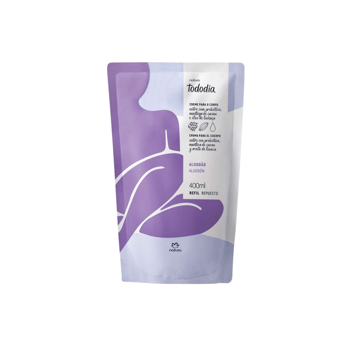 TODODIA ALGODÃO Refil Creme Corporal 400ml