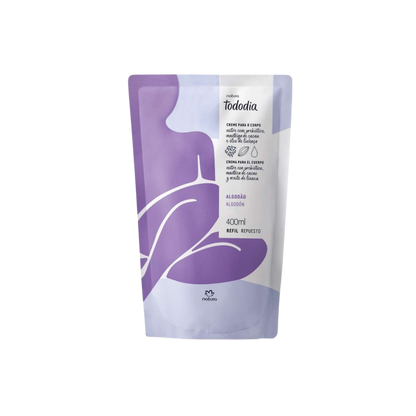 TODODIA ALGODÃO Refil Creme Corporal 400ml