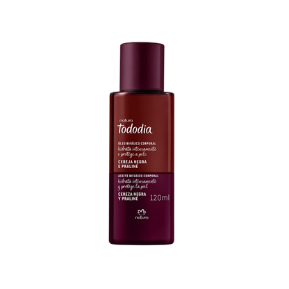 CEREJA NEGRA E PRALINÉ Óleo Bifásico Corporal 120ml