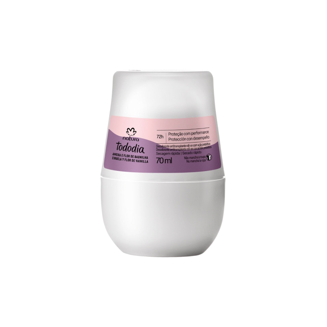 TODODIA AMEIXA E FLOR DE BAUNILHA Desodorante Roll-on 70ml