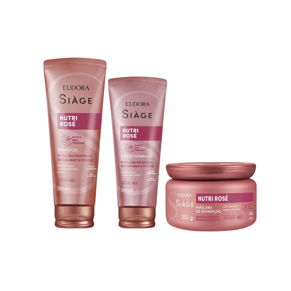 SIAGE NUTRI ROSE Complete Kit (anti-split ends effect)
