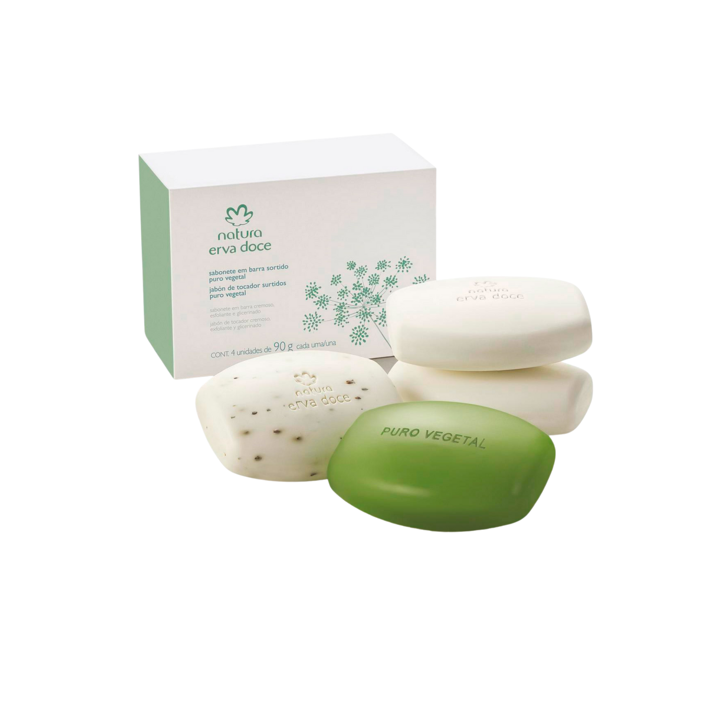 ERVA DOCE Sabonetes Sortidos 4x90g