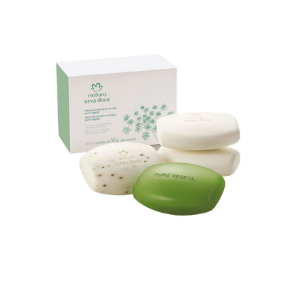 ERVA DOCE Sabonetes Sortidos 4x90g