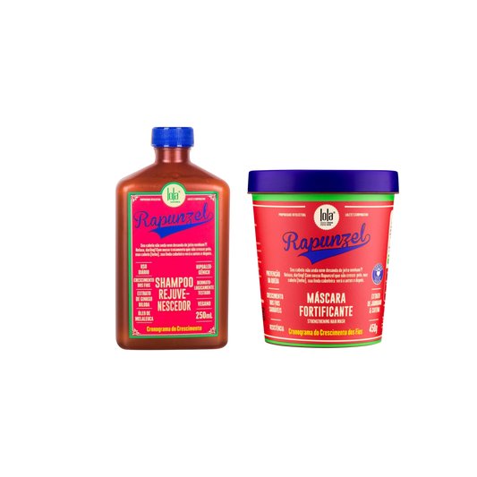 LOLA RAPUNZEL Kit: Rejuvenating Shampoo 250ml + Fortifying Mask 450g