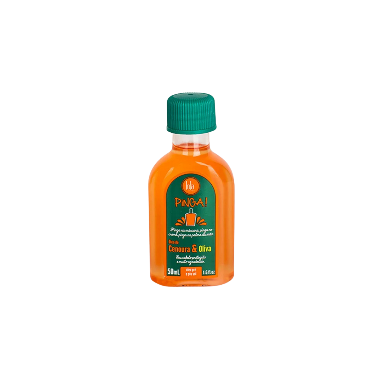 LOLA PINGA CENOURA & OLIVA: Óleo Pré e Pós Sol 50ml