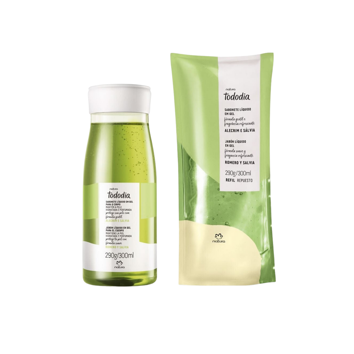 TODODIA ALECRIM E SÁLVIA Sabonete Líquido em gel 300ml