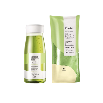 TODODIA ALECRIM E SÁLVIA Sabonete Líquido em gel 300ml