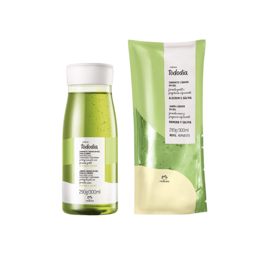 TODODIA ALECRIM E SÁLVIA Sabonete Líquido em gel 300ml
