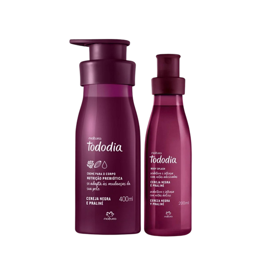 BLACK CHERRY & PRALINE Body Cream 400ml + Body Splash 200ml