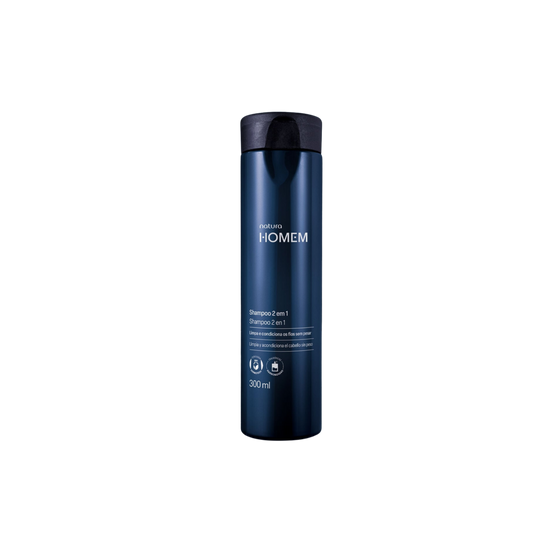 HOMEM Shampoo 2 em 1 - 300ml