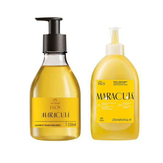 EKOS MARACUJÁ Sabonete Liquido para mãos 250ml + Refil 250ML