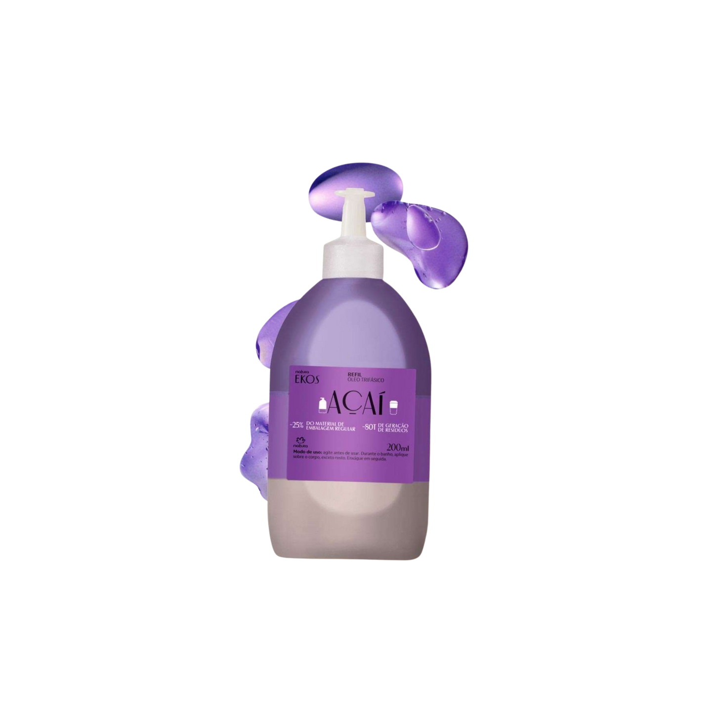EKOS AÇAI Refil Óleo trifásico corporal 200ML